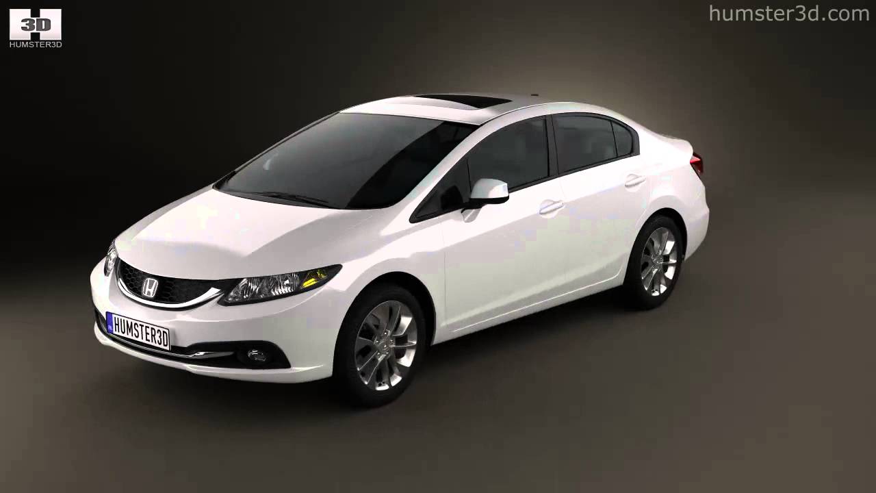Honda Civic sedan 2015 3D model by 3DModels.org