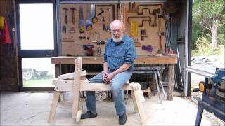 Folding Shave Horse - Measured! A video response to a request for basic measurements of my folding shave horse which is loosely built on the "shave mule" plans