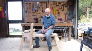 A video response to a request for basic measurements of my folding shave horse which is loosely built on the "shave mule" plans 