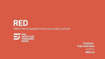 Platform-train interface | RED 65 trailer | Learning from past and current risks