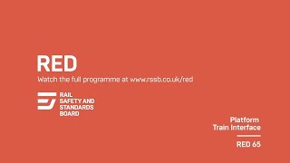 Platform-train interface | RED 65 trailer | Learning from past and current risks