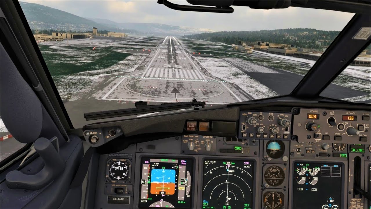 MSFS 2020 PMDG 737 landing in Tromso - Norway - YouTube