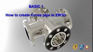 How to create cross pipe In ZW3D