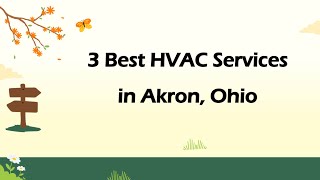 3 Best HVAC Services in Akron, Ohio | Heating and Cooling Services