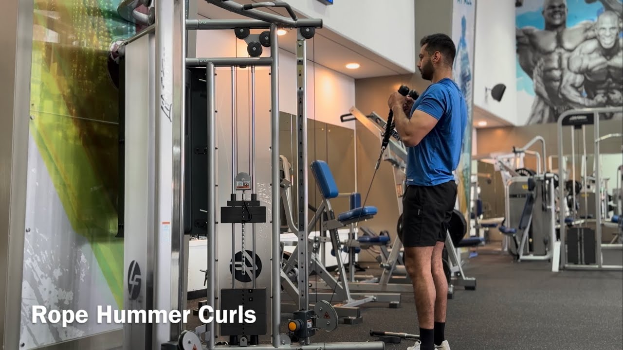 Hummer Rack Rope Rope Hummer Curls - YouTube