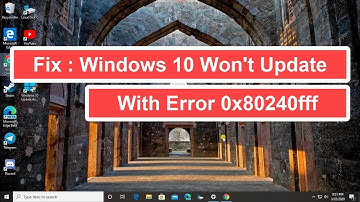 Fix : Windows 10 Won