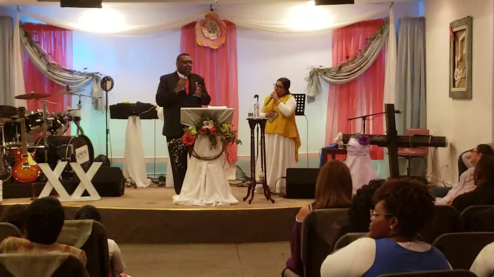 Bishop Hackworth preaching at 20th Anniversary ser...