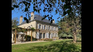 Country Manor House with 5HA Land, Pool, Former Guardian's Cottage; Barn | #French  Character Homes