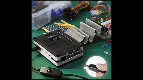 Raspberry Pi 3 B+ Case with Fan + Heatsinks + 2.5A Power Supply Switch for Pi 3B+ Case from Smraza