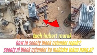 How to Scotty block cylinder repair kit! Scotty block cylinder ko maidake repair ka.na nanga?