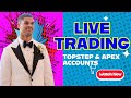 LIVE TRADING APEX EVALUATIONS