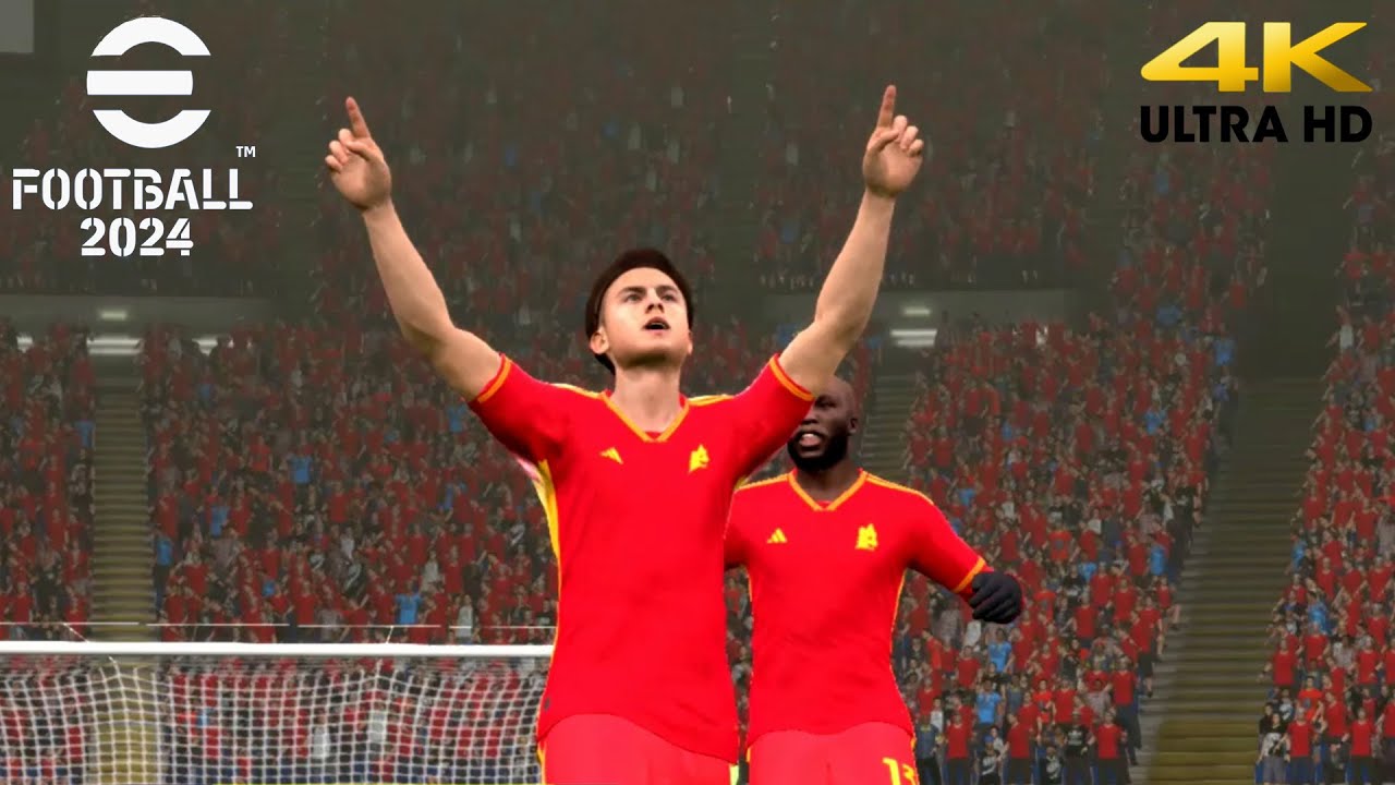 efootball 2024 Update New Gameplay Roma 🆚 Juventus | 4K PC - YouTube