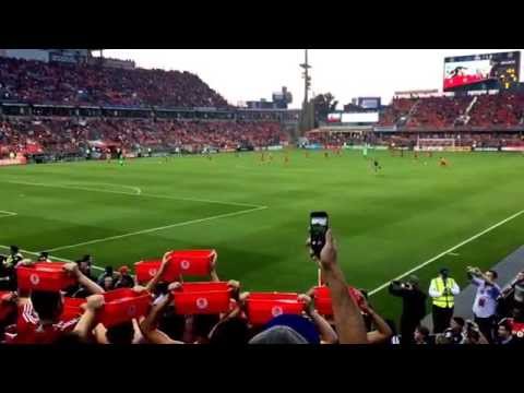 Toronto fc's Red Patch Boys do the #alsicebucketchallenge