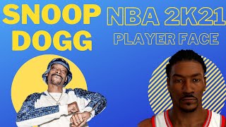 NBA 2K21 SNOOP DOGG MY PLAYER FACE CREATION