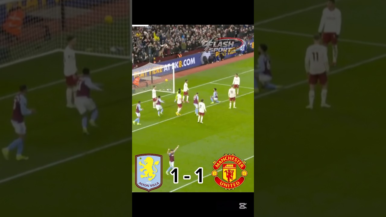 Aston Villa VS Manchester United EPL 2024 #foryou #football #highlights #premierleague