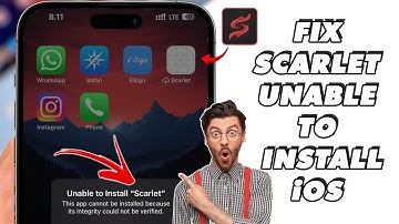 Scarlet Unable to Install : Fix Blacklist App Unable to Verify on iOS
