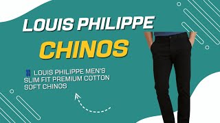 👖 Louis Philippe Men's Slim Fit Premium Cotton Soft Chinos screenshot 4