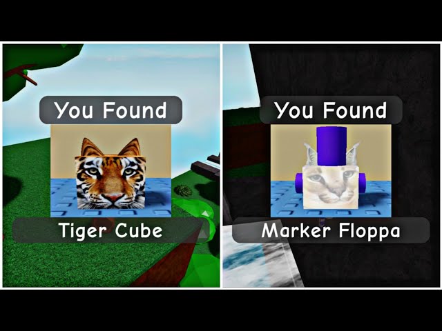 How to Get Marker Floppa and Tiger Cube in Find the Floppa