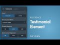 Oxygen's Testimonial Element - Responsive Testimonial