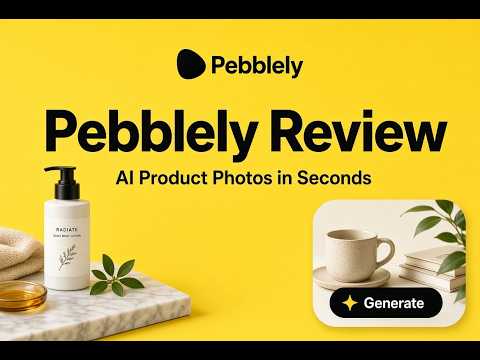 Pebblely: Fotografía de productos con IA que convierte recortes en imágenes para marketplaces y anuncios | Quasa.io