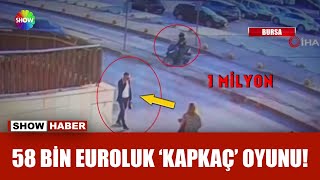 Karısından korktu, kapkaç numarası yaptı!