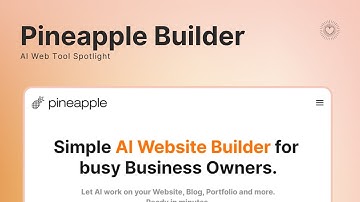 AI Revolution: Website Creation Tool Pineapple Builder