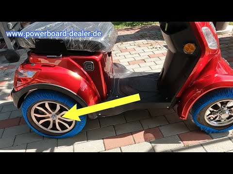 tauschen 4 YouTube Bremsbacken Rad Scooter Econelo J4000 Elektro -