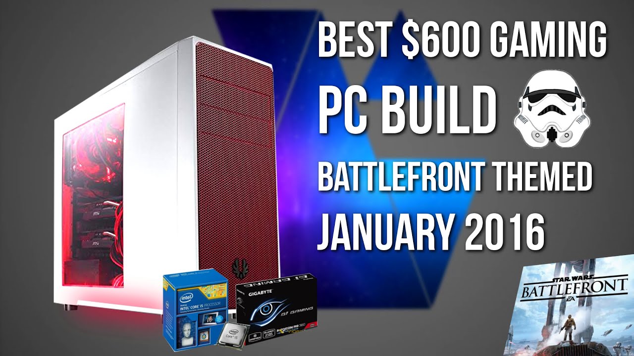 Best 600 Gaming PC January 2016 YouTube
