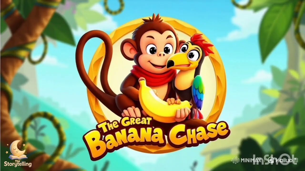 The Great Banana Chase ၊ bedtime for kids ၊ The Storytelling