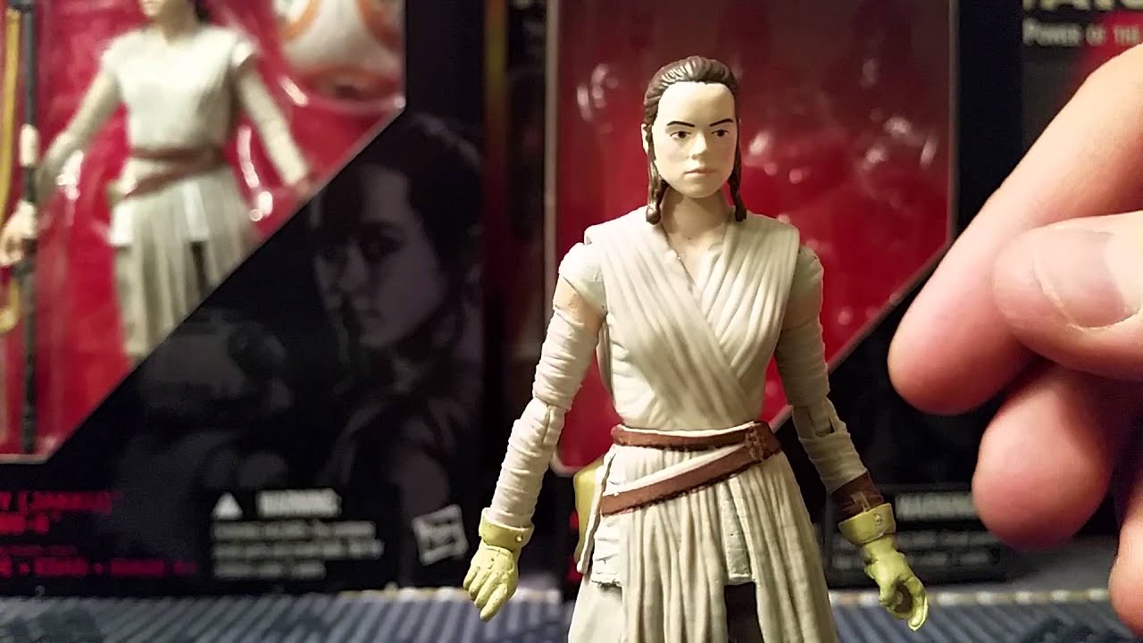 Star Wars 3.75 Black Series Rey review (walmart) - YouTube