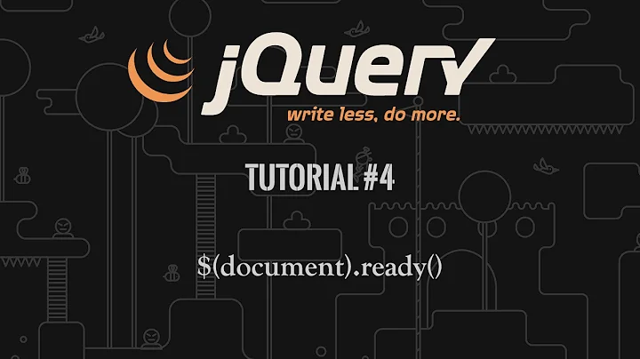 jQuery Tutorial 4: $(document).ready()
