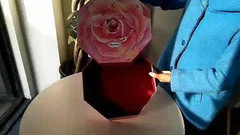 hexagon food cake box lid base packing printing packaging