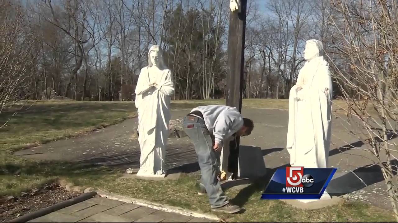 Parishioner vows to repair statues YouTube
