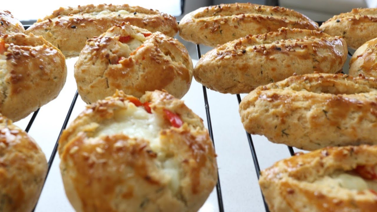 MAHLEPLİ DEREOTLU POĞAÇA🥐 YUMUŞACIK VE TAM ÖLÇÜ👌