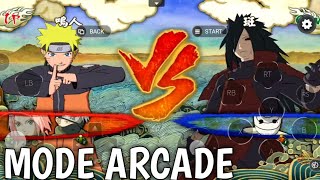 Main Naruto Mode Arcade VS - Naruto Shippuden Ultimate Ninja Storm 3 Full Burst - Gameplay Indonesia screenshot 5