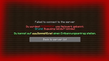 GommeHD.net Gebannt...