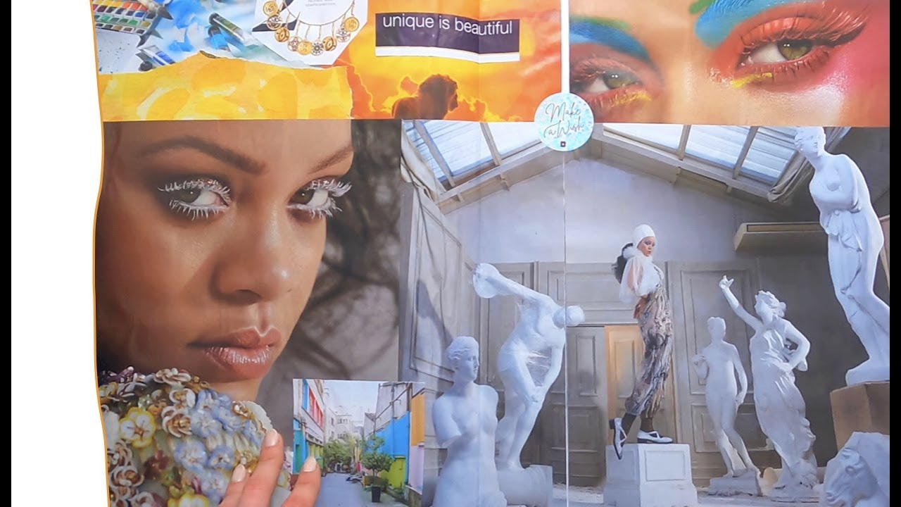 collage book flip-through & a *bonus* mini tour