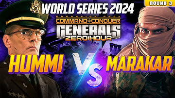C&C Generals Zero Hour World Series 2024 | HuMMi vs Marakar | Round 3