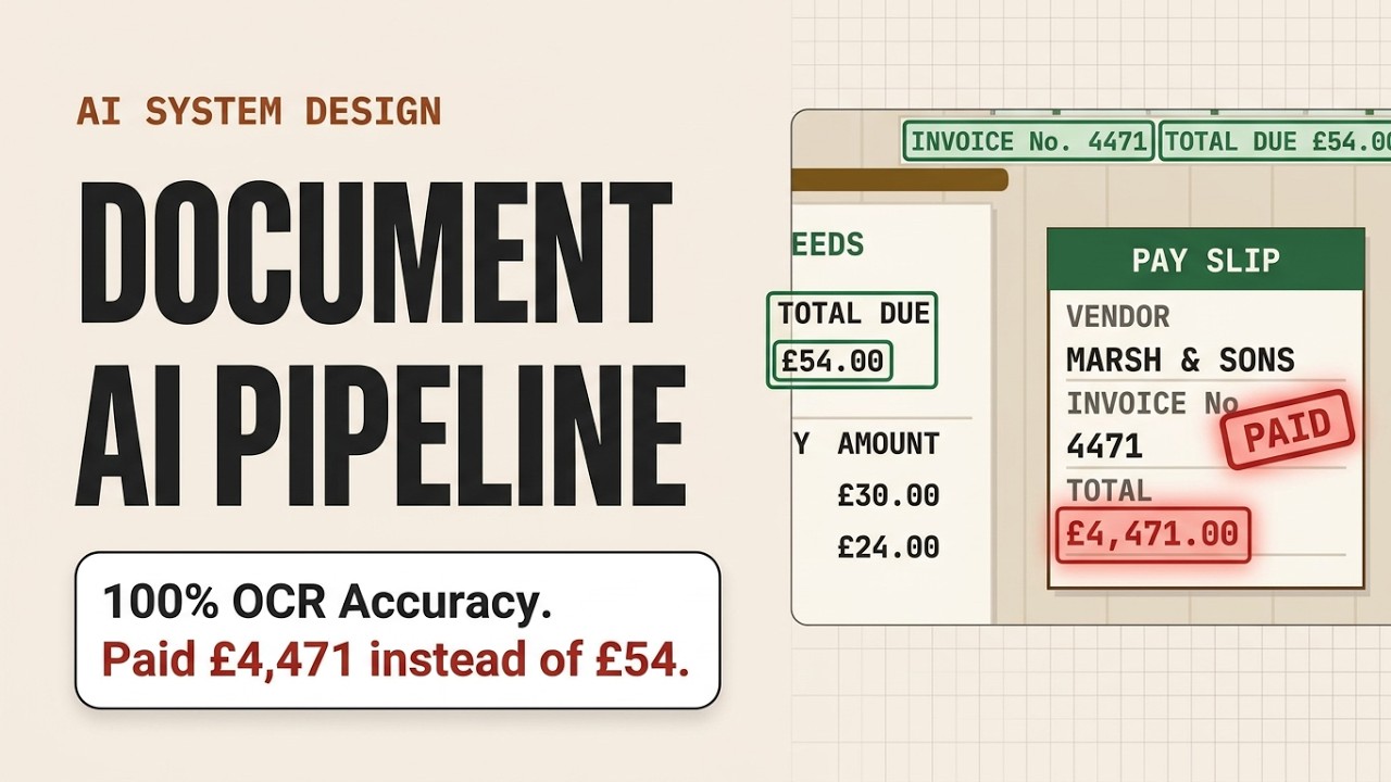 Design a Document AI Pipeline for Your AI System Design Interview thumbnail