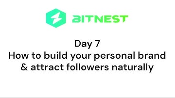 Why does personal branding matter? #bitnest #entrepreneurship #education