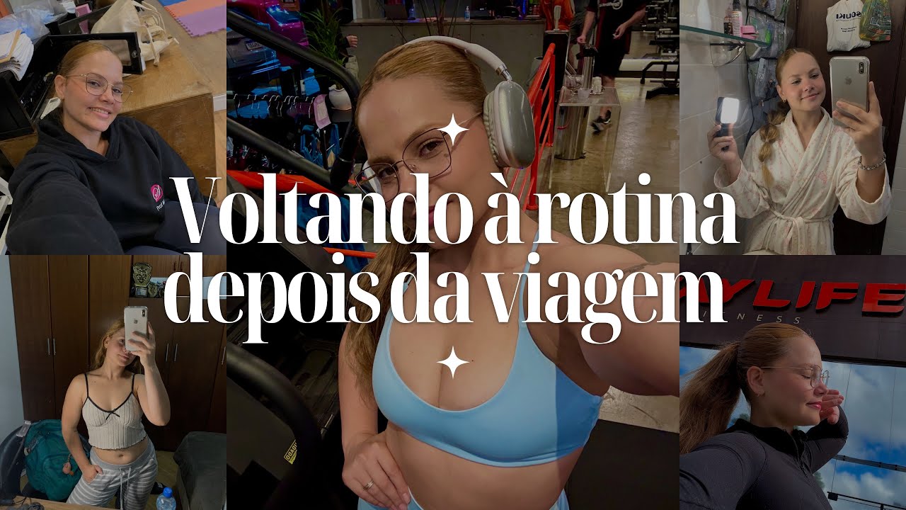 VLOG|| VOLTANDO À ROTINA | treinos, trabalho, comprinhas