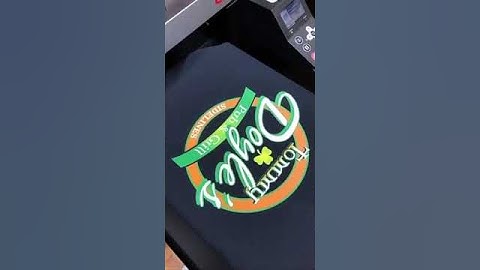 Custom apparel printing. DTG printing, Screen printing Promo Video