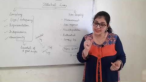 Sampling and Non-Sampling Errors | Class 11 Statistics Chapter-3 | EcoWorld