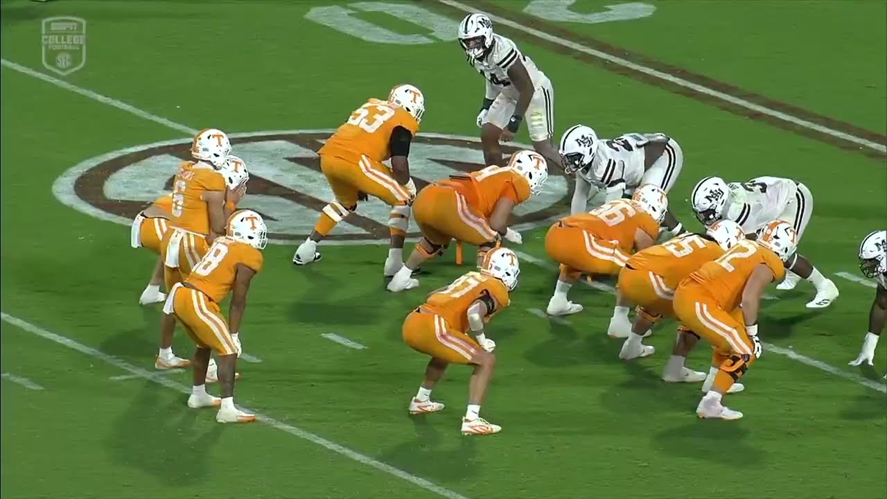 Tennessee OL/Offense VS Mississippi State DL/Defense (2025)