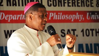 Bishop Onah at the 2022 National Conference  of the Nigerian Philosophical Association