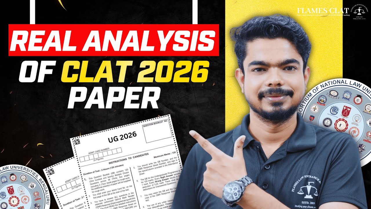 CLAT 2026 Exam Analysis : Expected Cut-Offs, Good Score, Difficulty ...