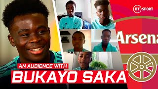 An audience with Bukayo Saka 🤩 | Arsenal and England star quized by Academy players!