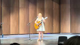 Chace Curtis singing her original song Yellow Letters