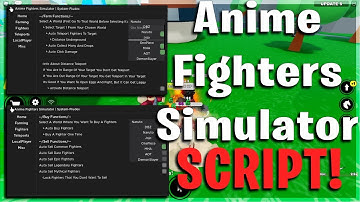 Anime Fighters Simulator Script (Autofarm/Autoegg/anti-afk)