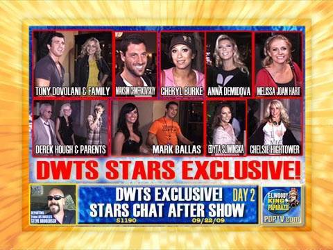 "Dancing With The Stars" Stars, After Show, DAY 2